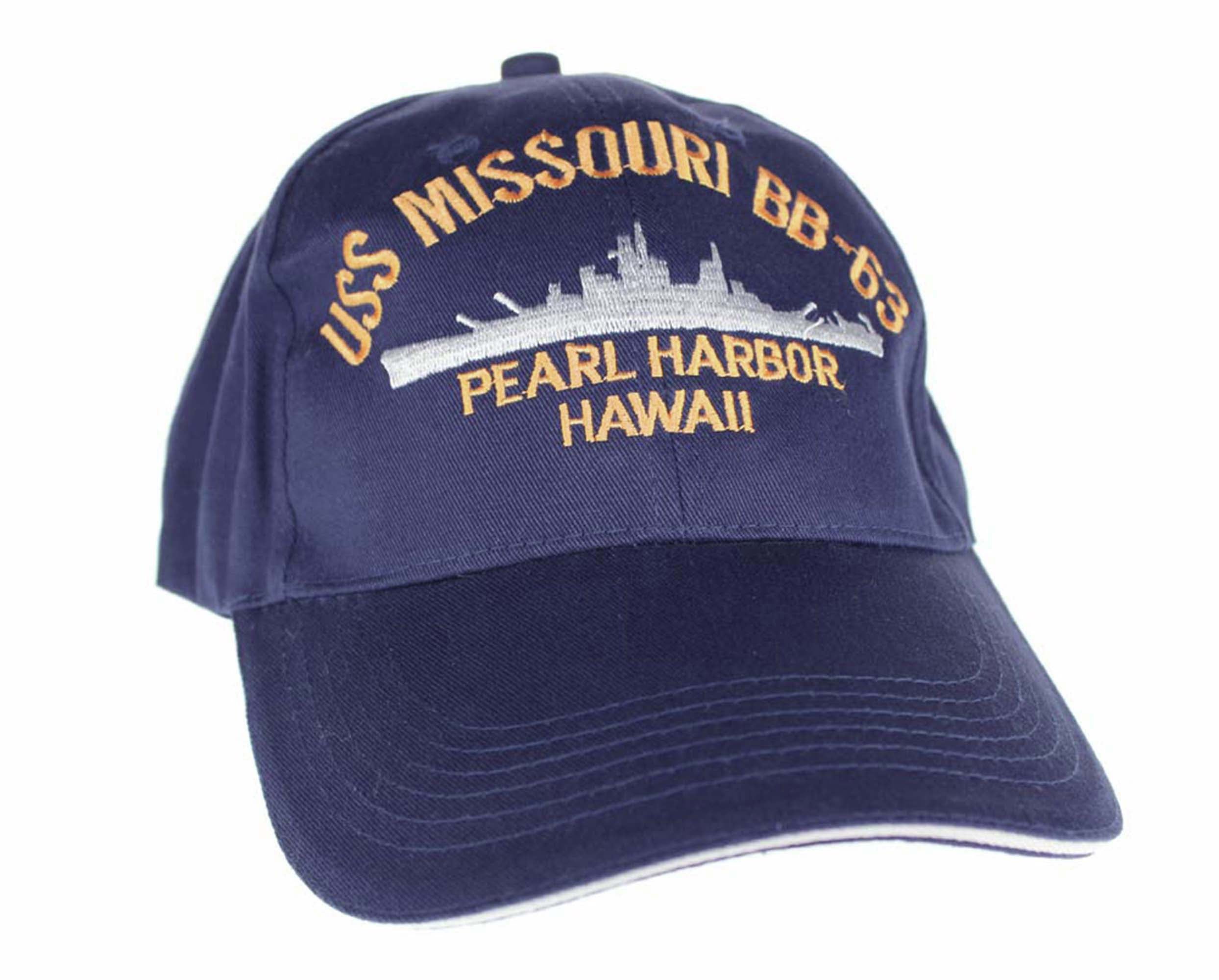 Hawaii hats - Missiouri BB-63