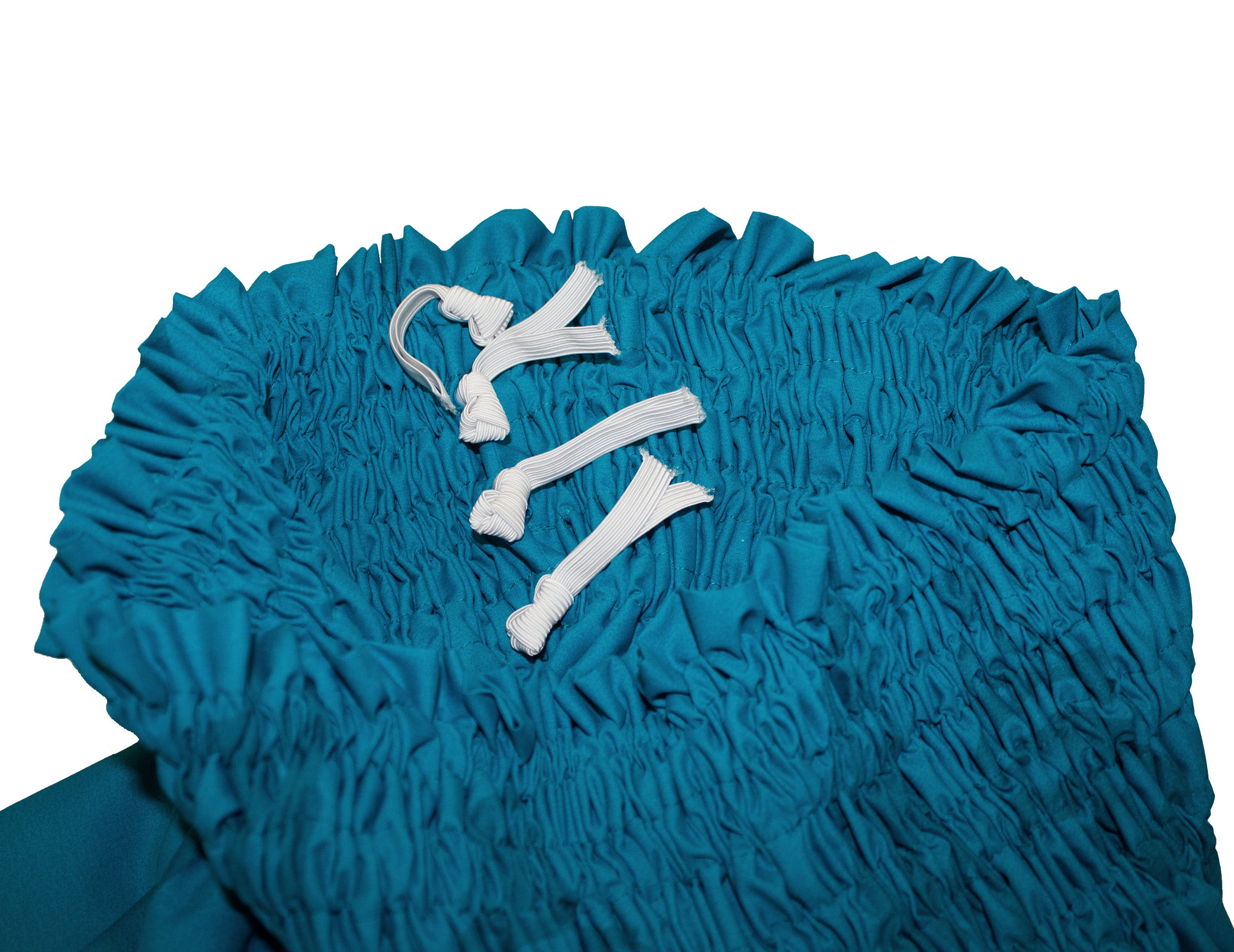 Hawaiian Pa'u Hula Skirts. #10 Colorful Blue or Black Flower