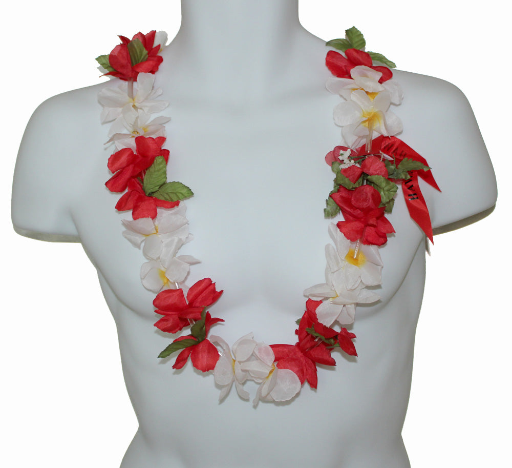 #31 Red-White, Simple Lei