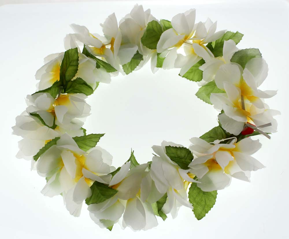 #40 Yellow-White(plumeria), Haku Lei