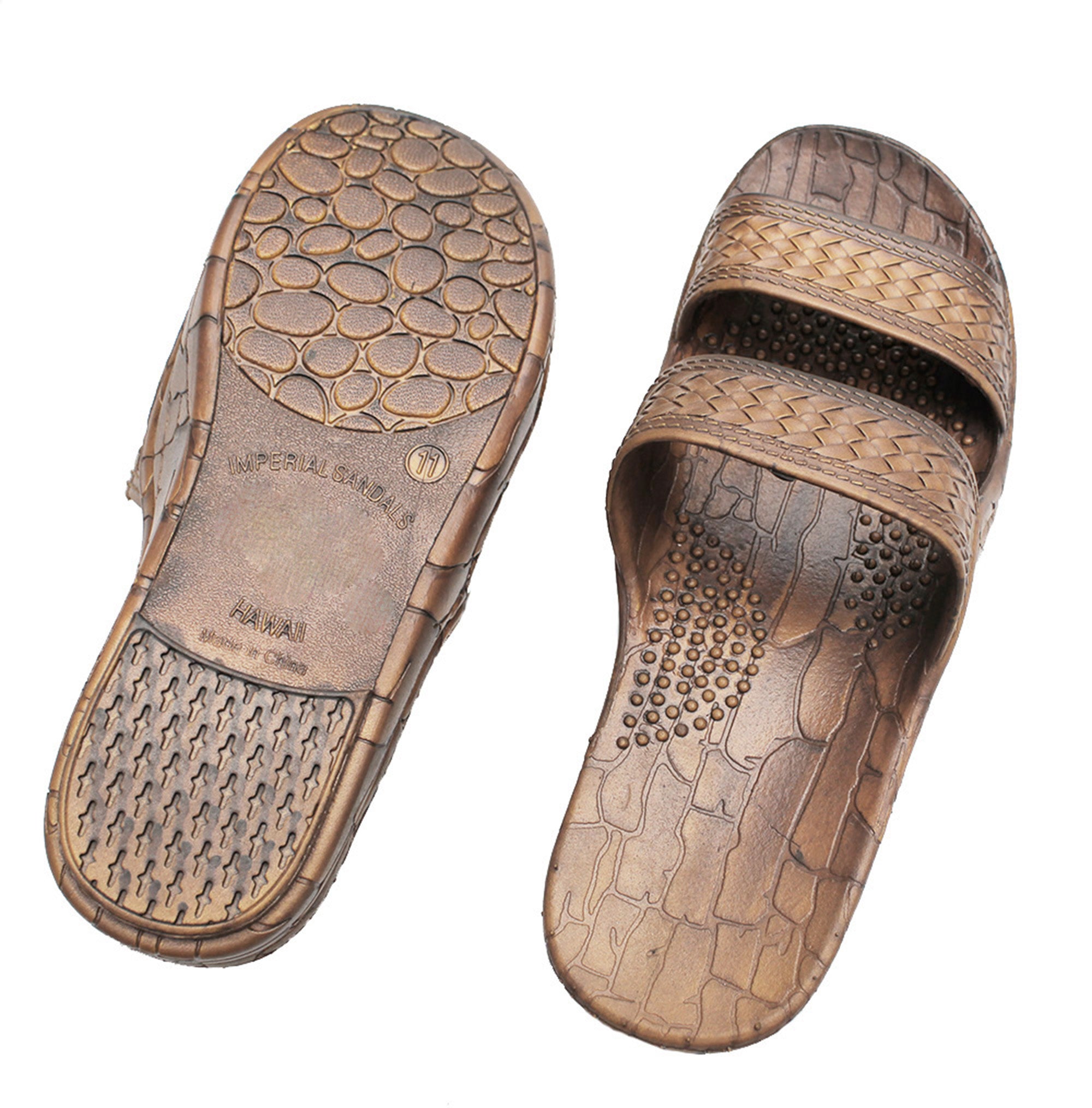 Brown and Black Jesus Style Hawaii Sandals For Women and Teen
