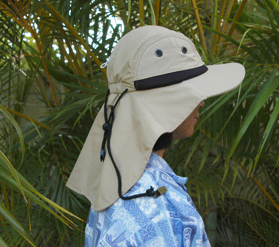 Outdoor /casual hats - plain khaki
