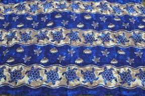 Sarong #2 Blue turtle
