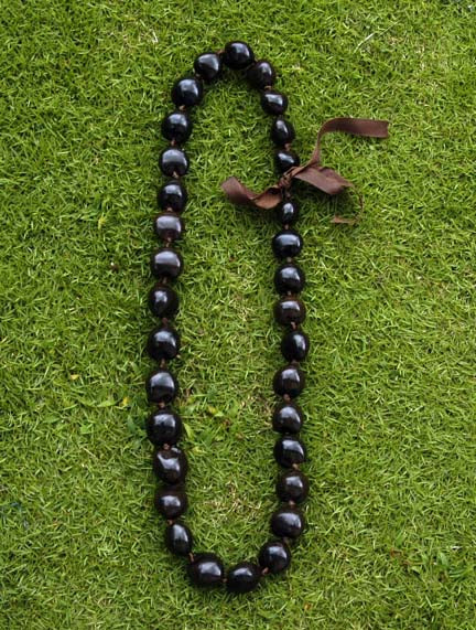 Kukui Nut Leis<br>#2 Deep brown
