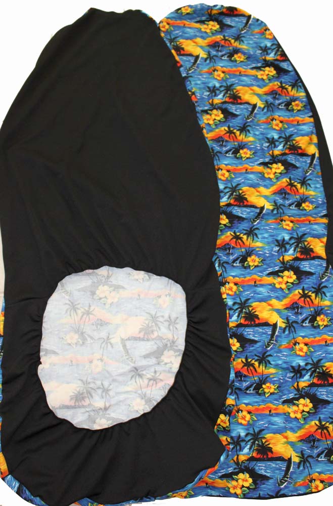 Hawaii Seat Cover #101 Aloha sunset blue (Non-quilted)