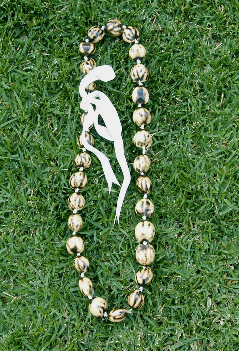 Kukui nut leis<br>#5 Marble