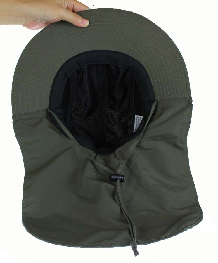 Outdoor /casual hats - plain green