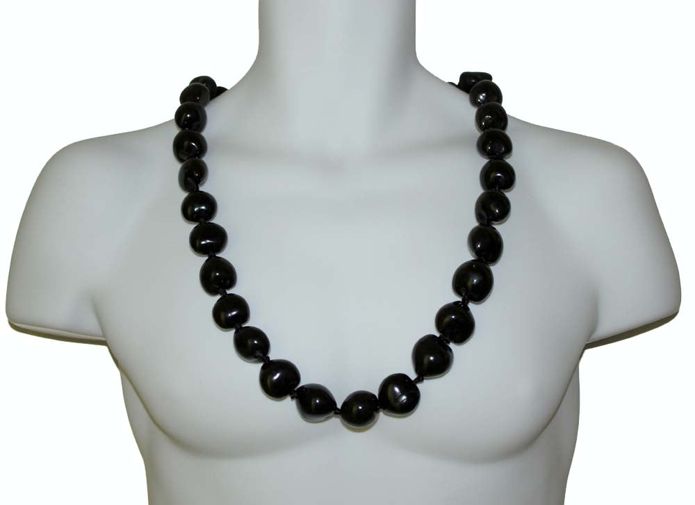 Kukui Nut Leis <br>#1 Black