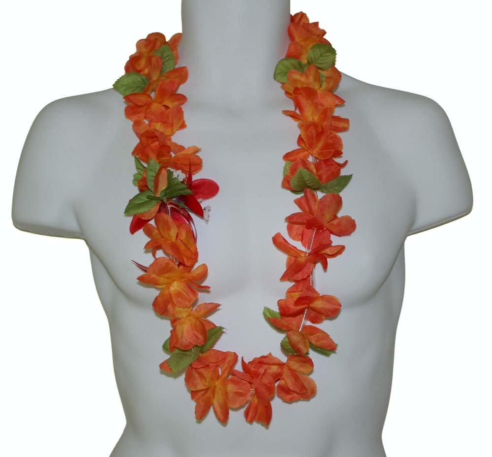 #32 Orange, Simple Lei