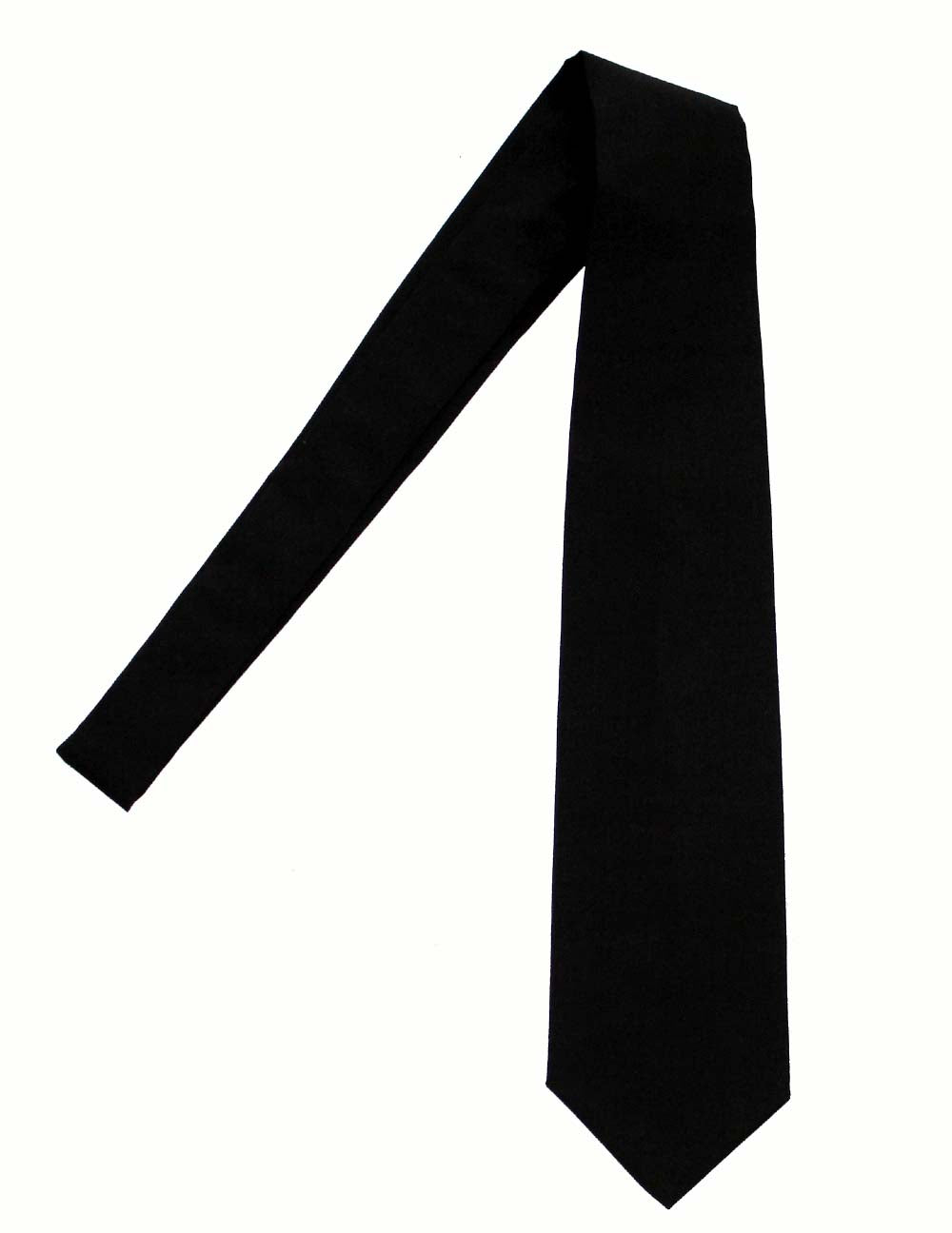 Hawaiian Necktie<br>Solid Black