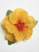 Single Hibiscus Hair Clip - #33 light orange