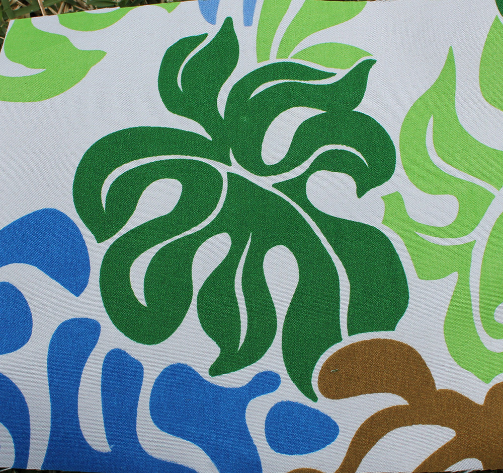 Vinyl Checkbook Covers<br>Green /blue leaf