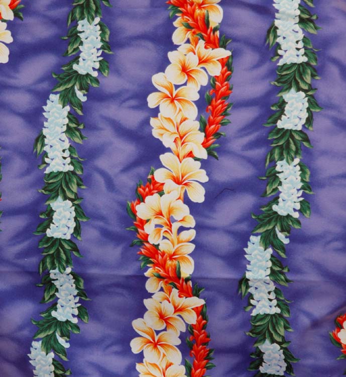 Hawaii Seat Cover #132 Purple plumeria (Non-quilted)