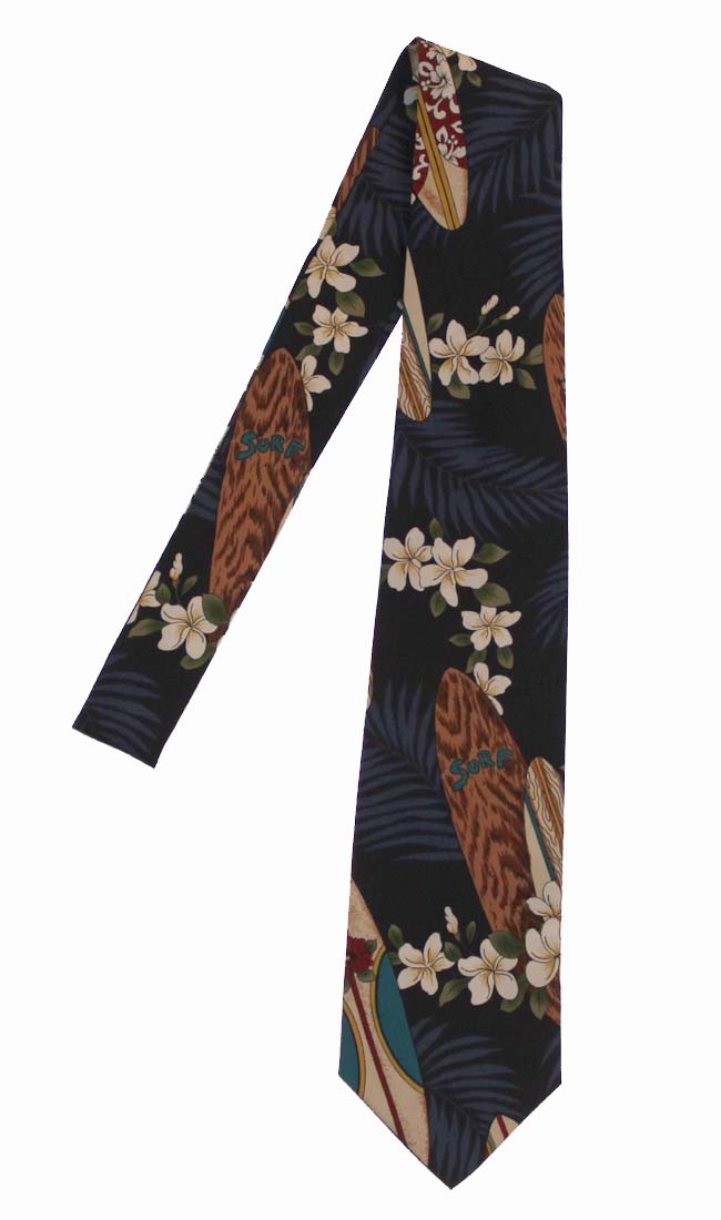 Hawaiian Necktie<br>Navy surfboard