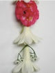 Tuberose lei #6 dark pink