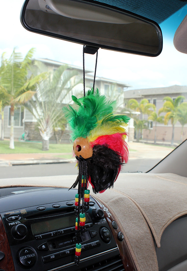 Hawaiian mini helmet<br>Rasta