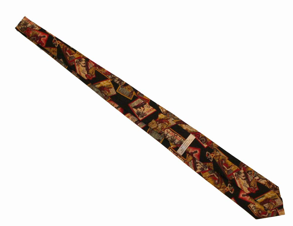 Hawaiian Necktie<br>Black post card