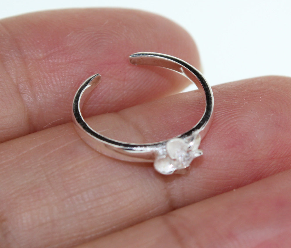 Toe ring - One Plumeria