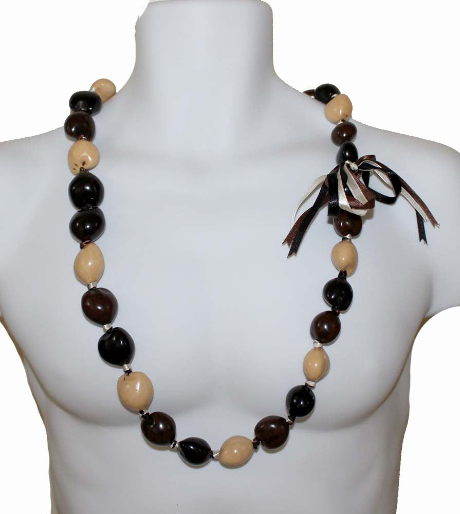 Kukui Nut Leis <br>Mixture color