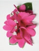 Plumeria hair clip #2 Dark pink