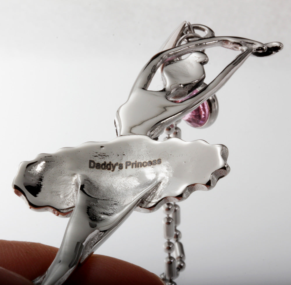 Daddy's Princess Ballerina Dancer Pendant