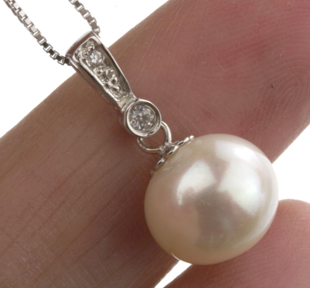 Freshwater Pearls Sterling Silver Pendants