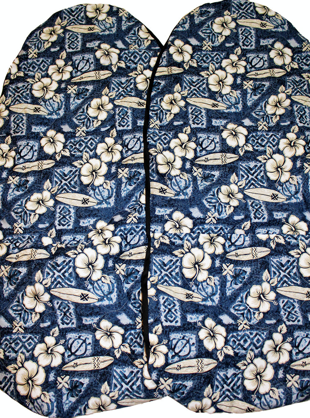 Hawaii car seat cover, #18 Blue surf board (quilted)