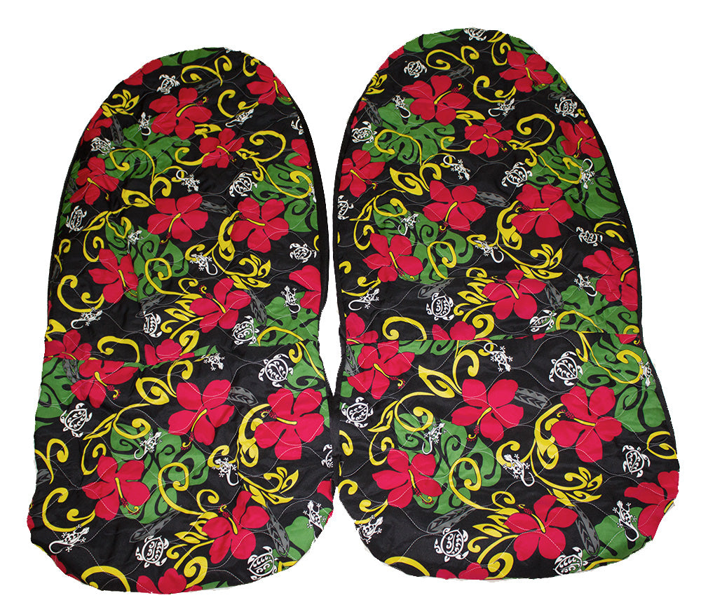 Hawaii car seat cover, #32 Rasta (quilted)