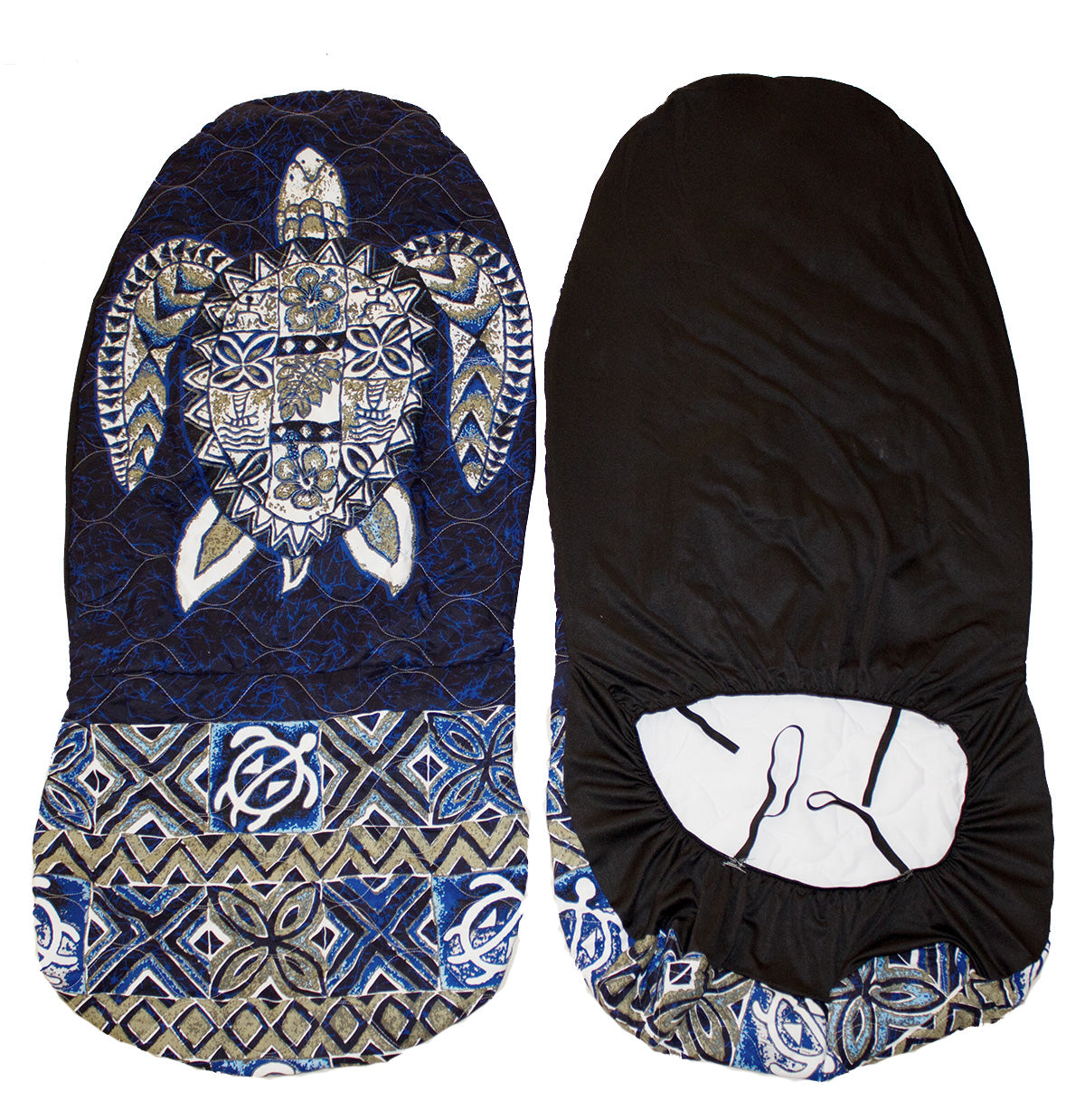 Hawaii car seat cover, #43 Blue big turtle (quilted)