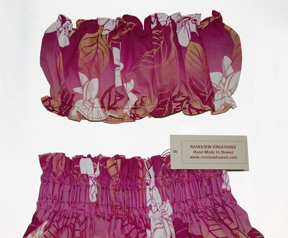 Hawaii Kids Hula Dancer Skirts for 5 to 8 Years Old Girls