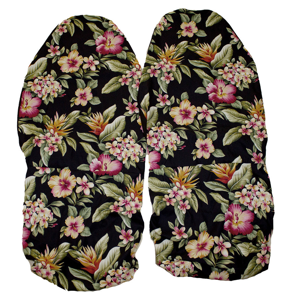Hawaii Seat Cover<br> #109 Colorful black<br> (Non-quilted)