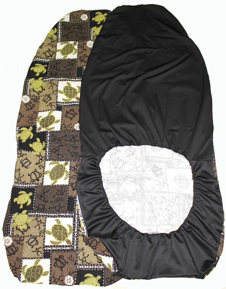 Hawaii Seat Cover<br> #120 Yellow turtle<br> (Non-quilted)
