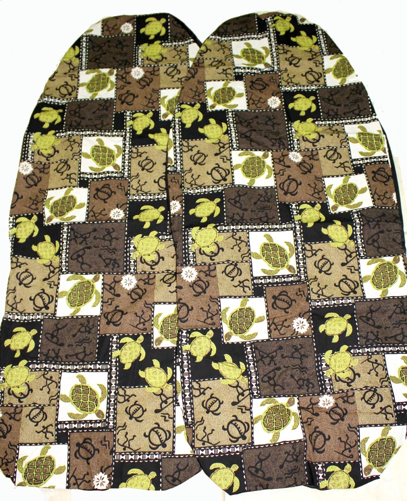 Hawaii Seat Cover<br> #120 Yellow turtle<br> (Non-quilted)