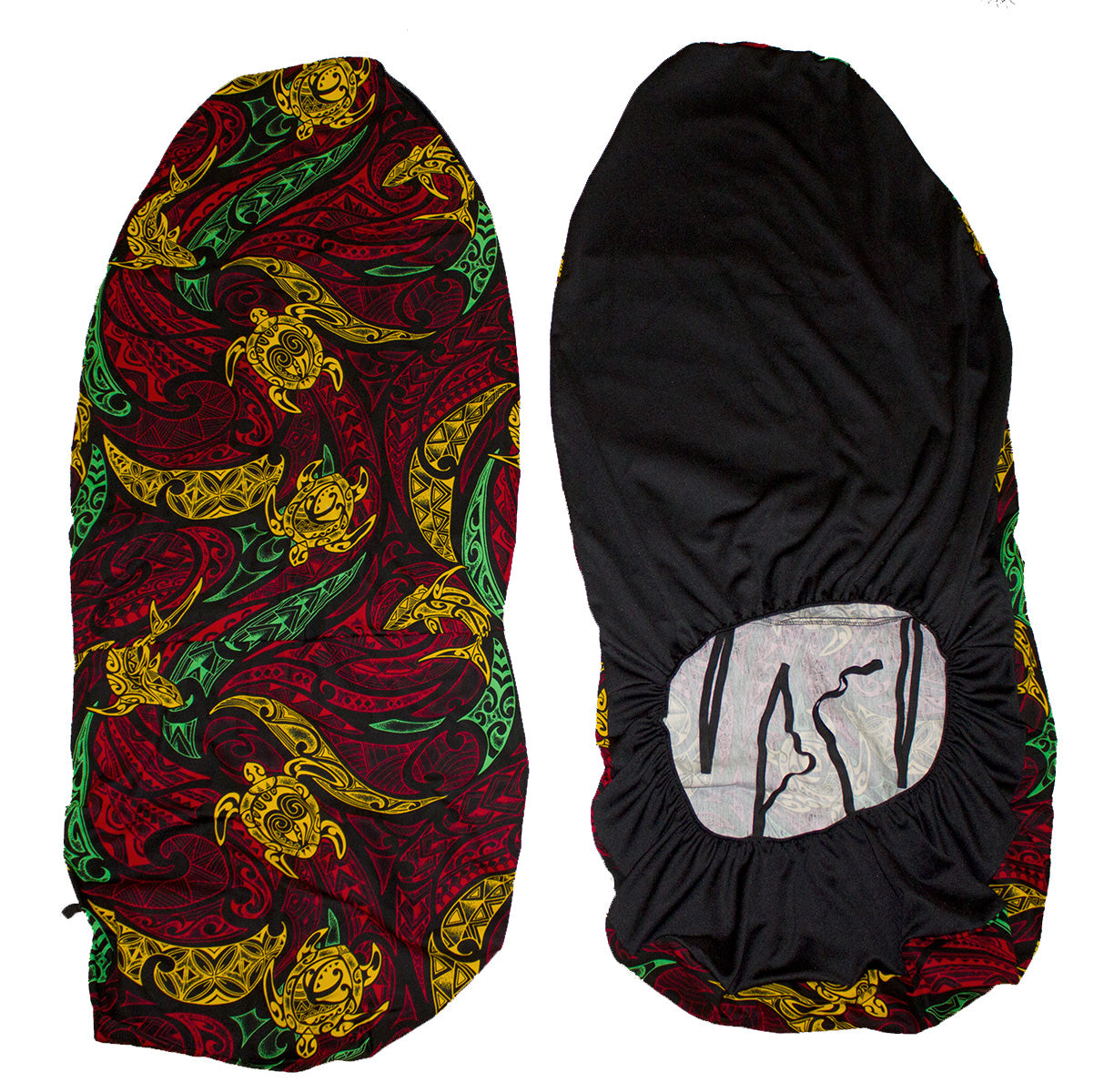 Hawaii Seat Cover<br> 129 Rasta Turtle <br>(Non-quilted)