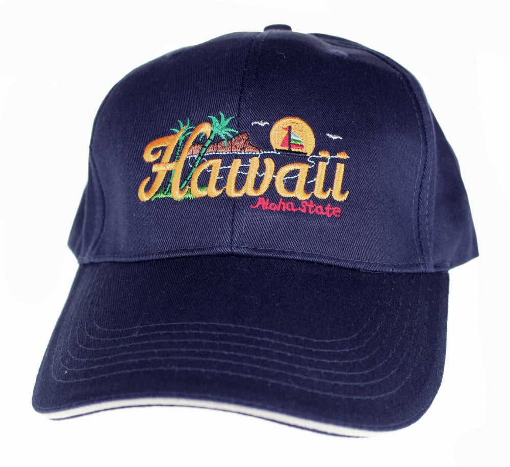 Hawaii Two Tone Diamond Head caps