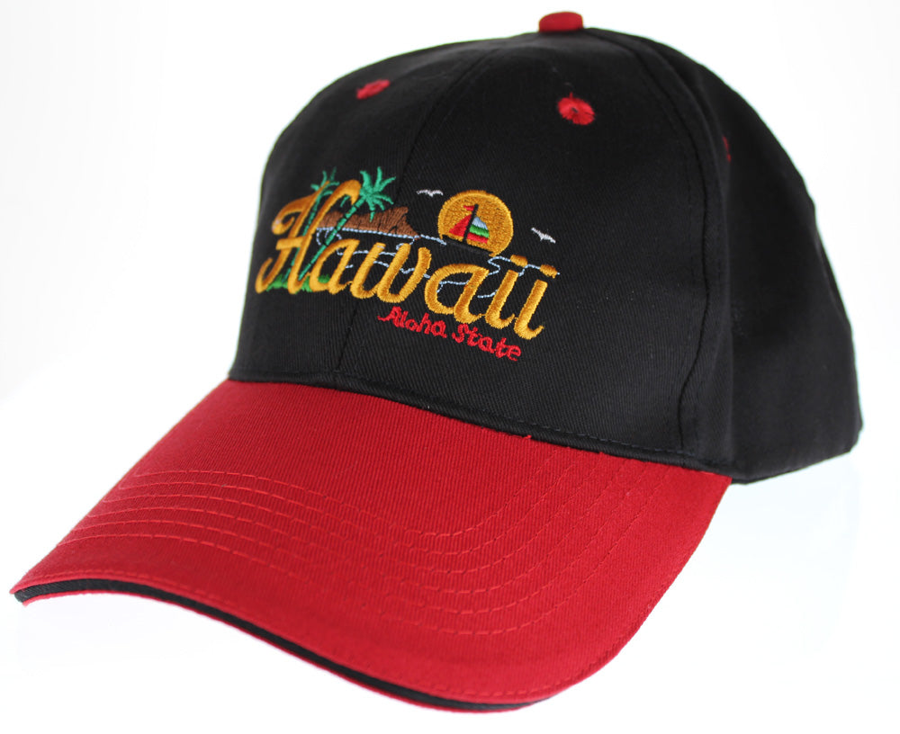 Hawaii Two Tone Diamond Head caps