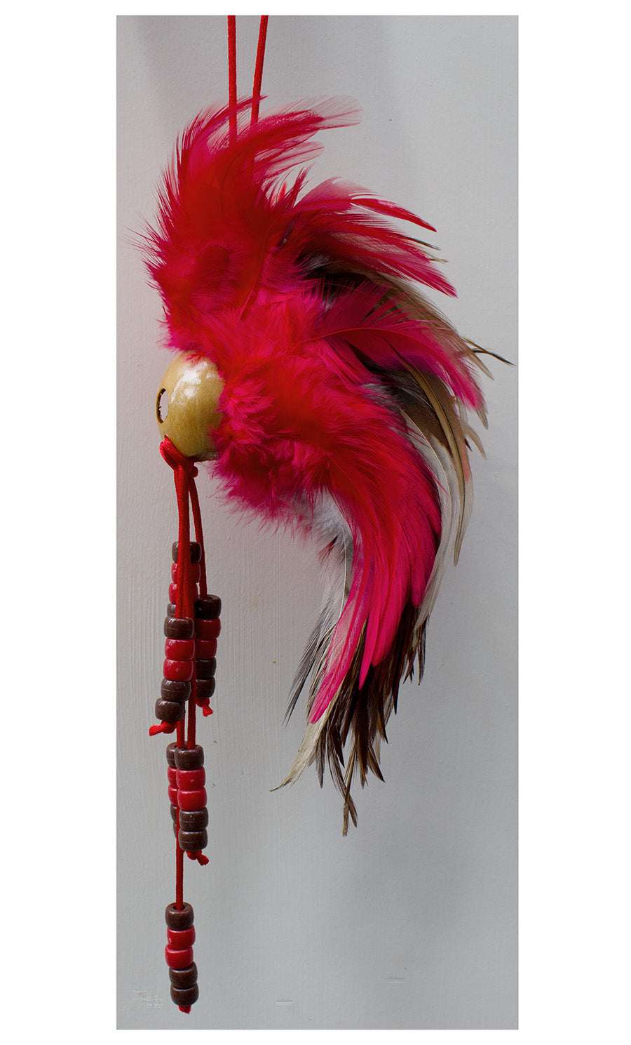 Hawaiian mini helmet<br> Red and Black
