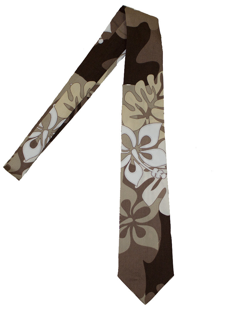 Hawaiian Necktie<br>Khaki or Sage flower
