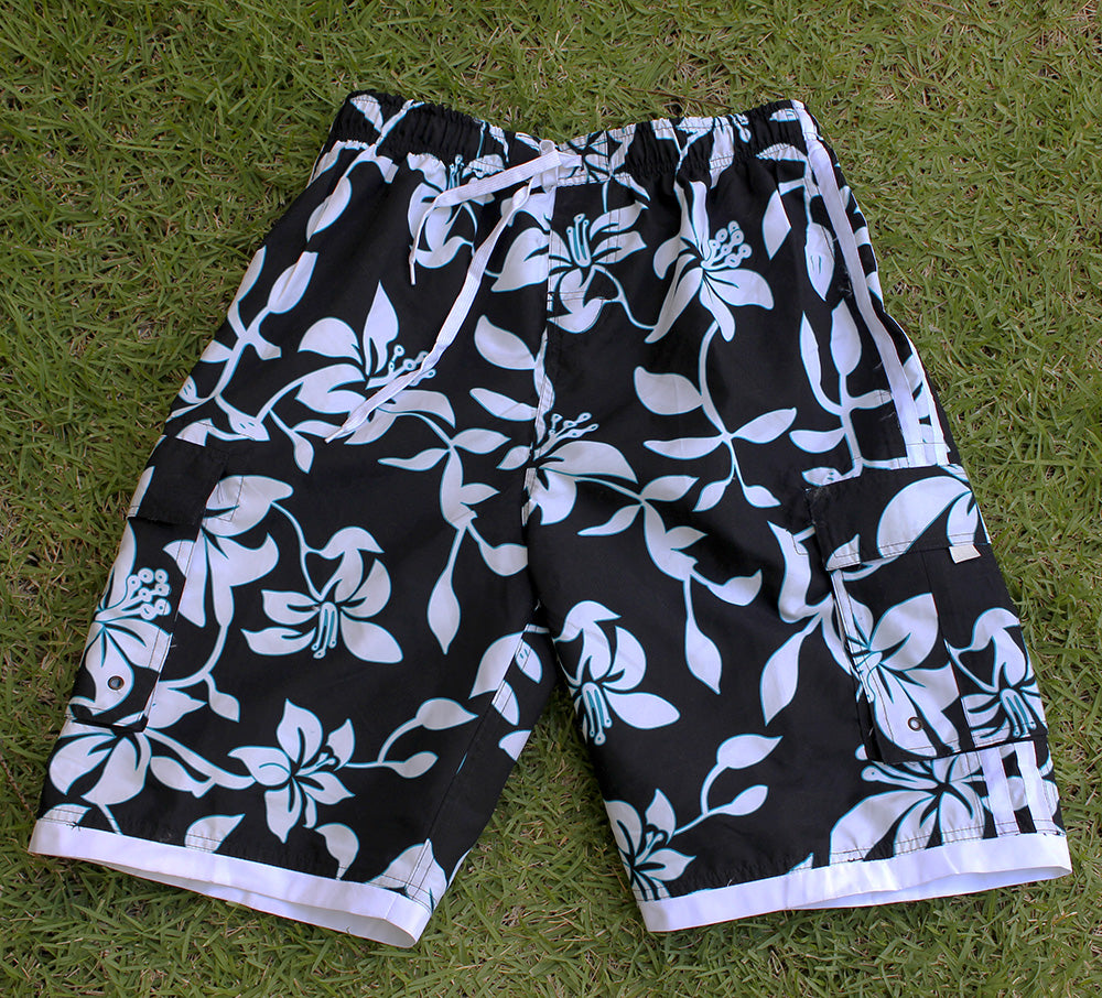 Men's Elastic Waist board short, Size L. Waist 36-38"