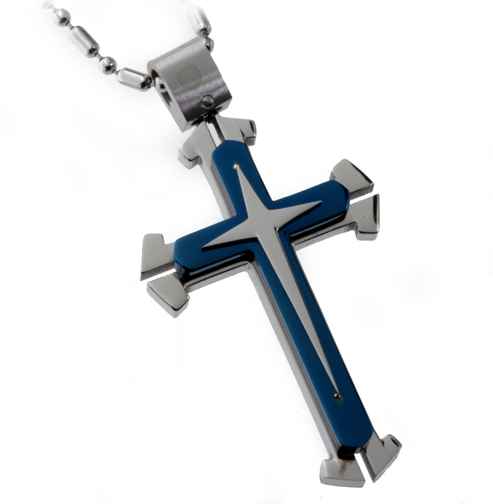 R.h. Jewelry Blue Cross 42mm Length