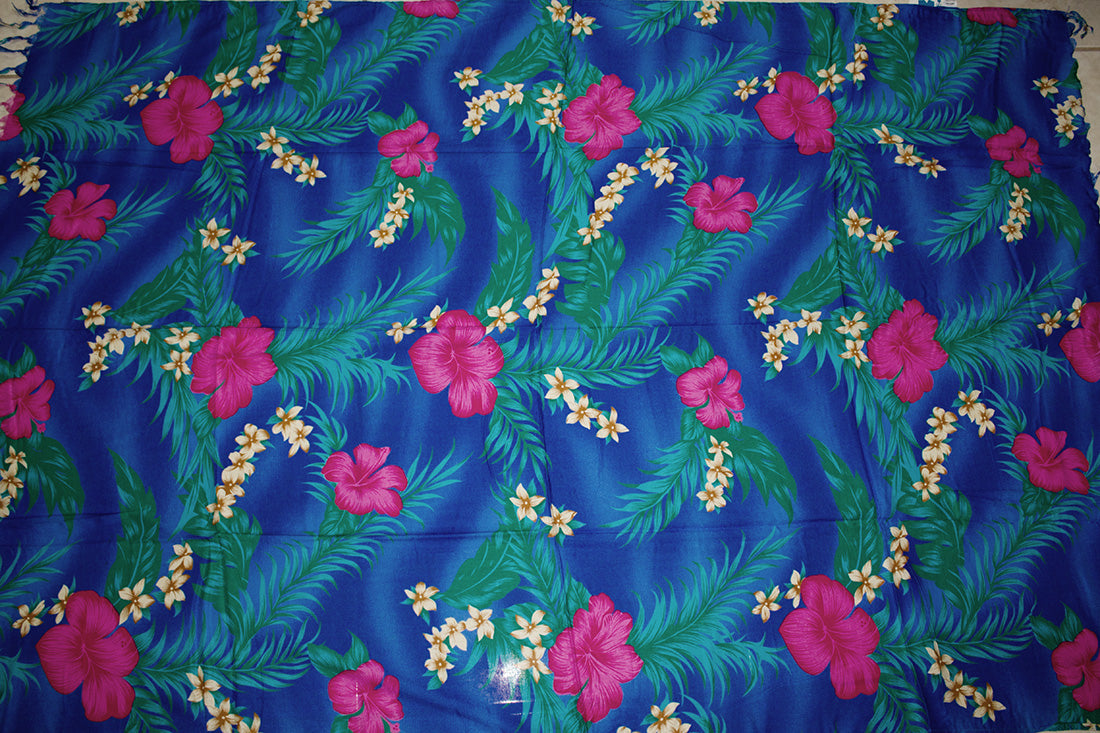 Sarong #8 Colorful blue
