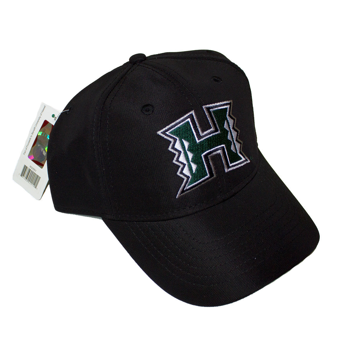 UH Warriors hats, Black