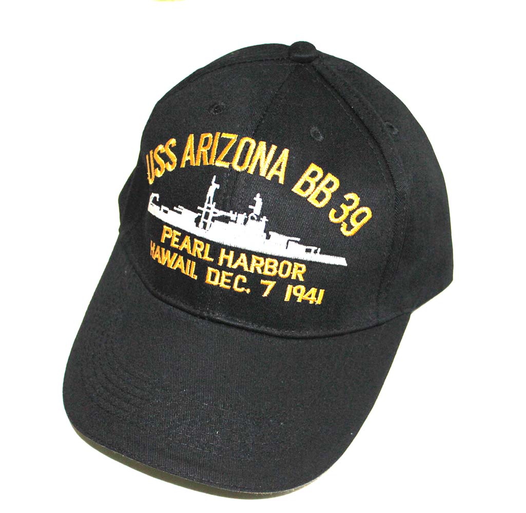 USS ARIZONA BB-39 hats, Caps