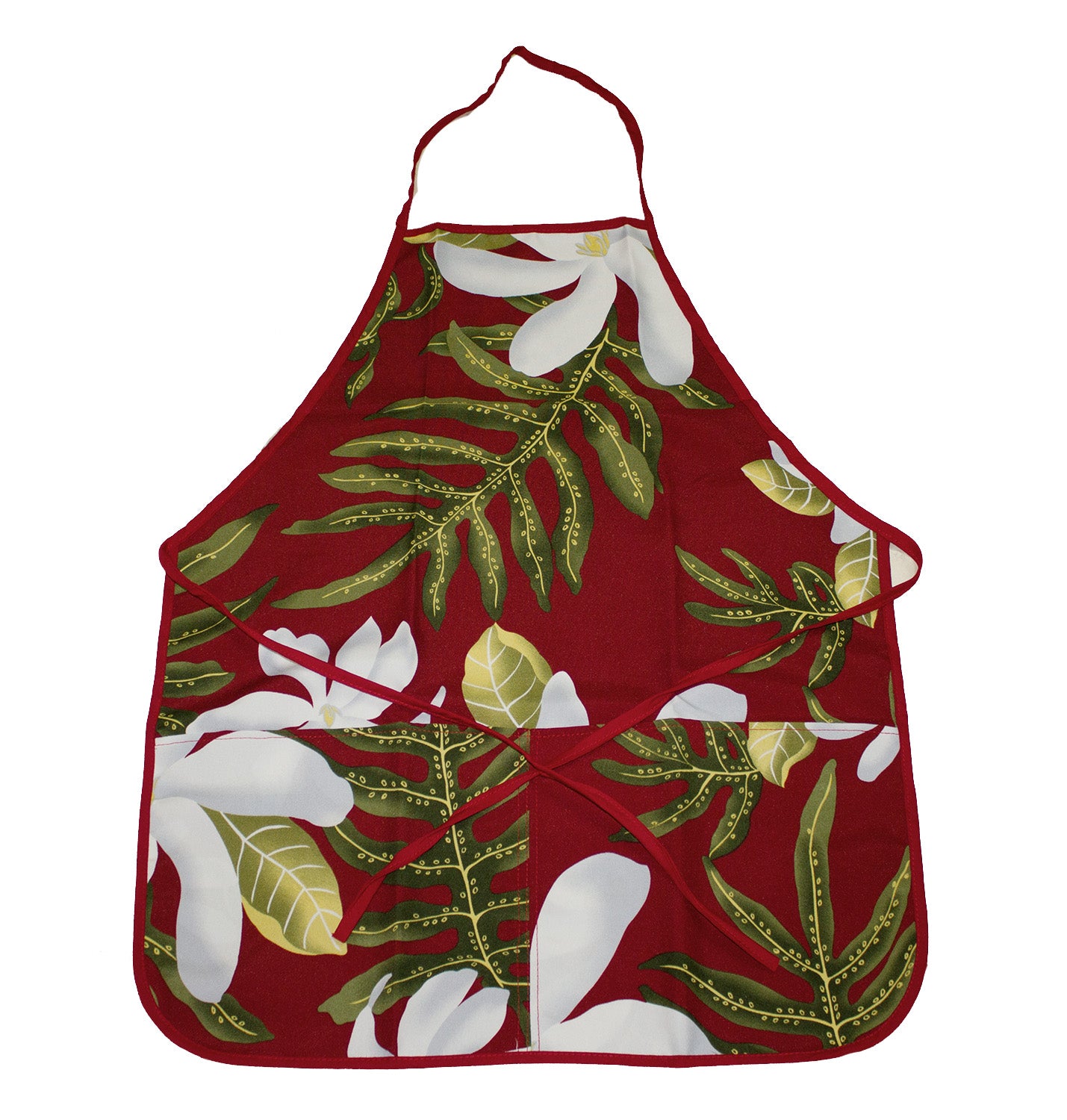 Aloha Hawaiian Apron - Red Flower