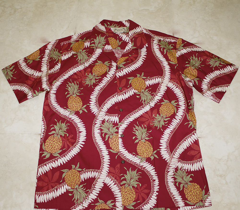 130 Hawaii shirt Pineapple leis , M-2XL