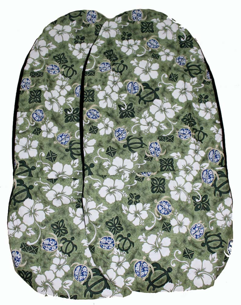 Hawaii Car Seat Cover Hibiscus Flower And Sea Turtle