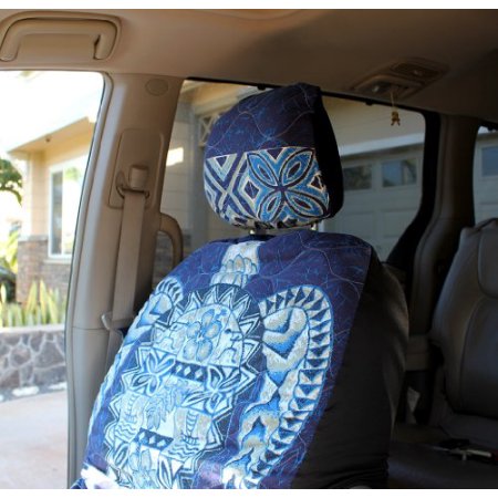 Separated Headrest Hawaii Car Seat Cover, Big Sea Turtle