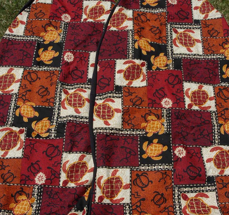 Hawaii Seat Cover<br>Brown sea turtle<br> (Non-quilted)