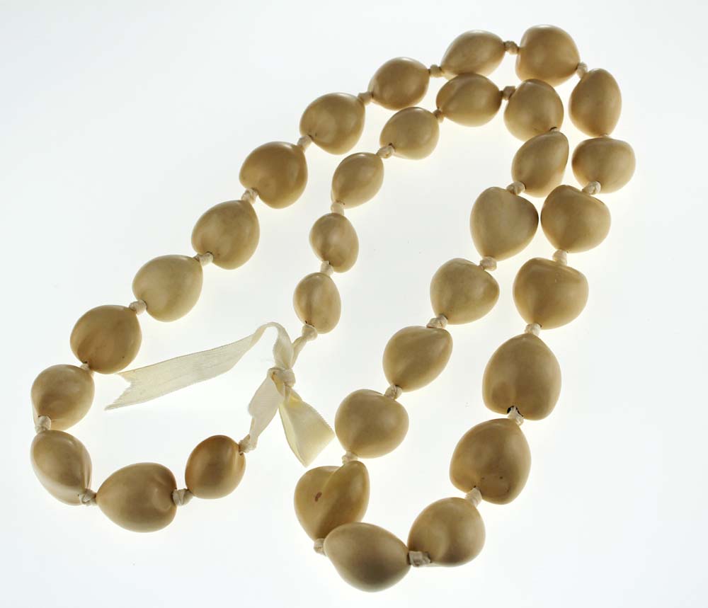 Kukui Nut Leis<br>#12 Yellow