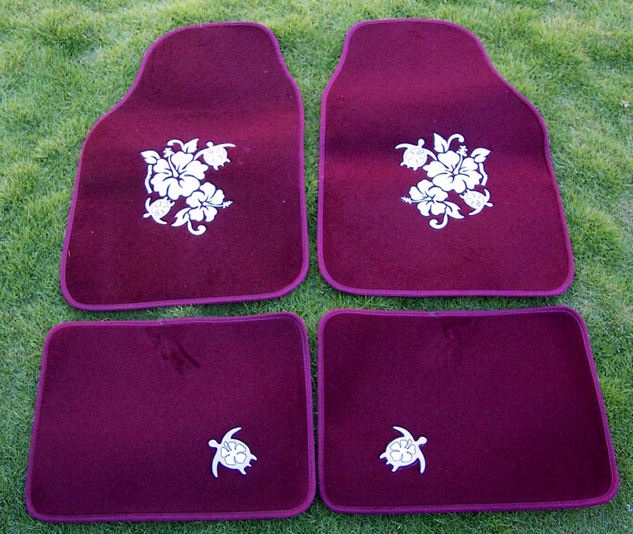 Maroon turtle (4 piece set)